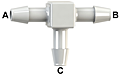 TAPM Series Barbed Tee Fittings